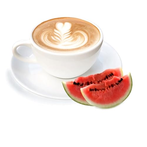 Cinesso Cappuccino Pulver, Fruchtiger Kaffeegenuss, aromatisiert, Kaffeekreationen, verschiedene Variationen, Geschmacksintensiv, für Zuhause (200 g, Melone) von Cinesso