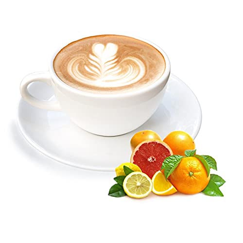 Cinesso Cappuccino mit Citrus Mix Geschmack Cappuccino Getränkepulver aus löslichem Bohnenkaffee Cremig Zart (200g) von Cinesso