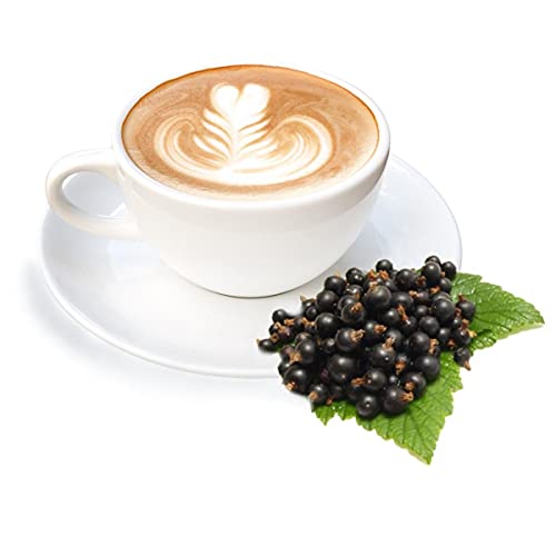 Cinesso Cappuccino mit Schwarze Johannisbeere Geschmack Cappuccino Getränkepulver aus löslichem Bohnenkaffee Cremig Zart (1000g) von Cinesso