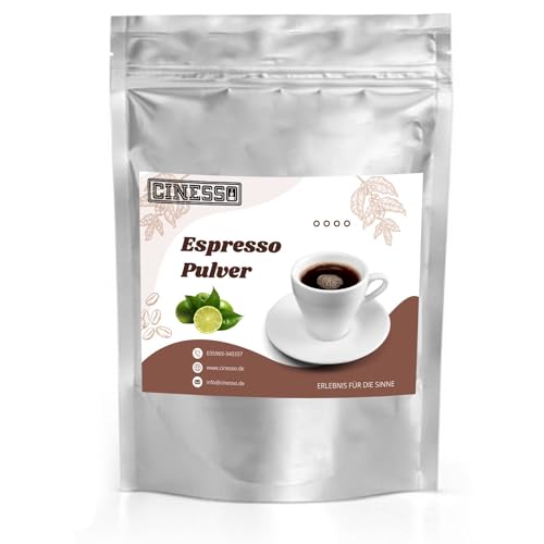 Cinesso Espresso Pulver gemahlen, fruchtiger Geschmack, Kaffeepulver, schnelle und einfache Zubereitung, für Kaffeeliebhaber, zum Verfeinern von Desserts (10 Kg, Limette) von Cinesso