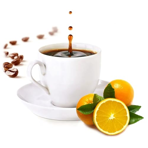 Cinesso Espresso Pulver gemahlen, fruchtiger Geschmack, Kaffeepulver, schnelle und einfache Zubereitung, für Kaffeeliebhaber, zum Verfeinern von Desserts (10 Kg, Orange) von Cinesso