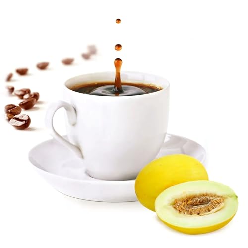 Cinesso Espresso Pulver gemahlen, fruchtiger Geschmack, Kaffeepulver, schnelle und einfache Zubereitung, für Kaffeeliebhaber, zum Verfeinern von Desserts (500 g, Honigmelone) von Cinesso