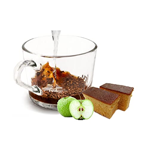 Cinesso Instantkaffee mit Apfelkuchen Geschmack löslicher Bohnenkaffee cremiger Instant-Kaffee mit Aroma verfeinert (1000g) von Cinesso