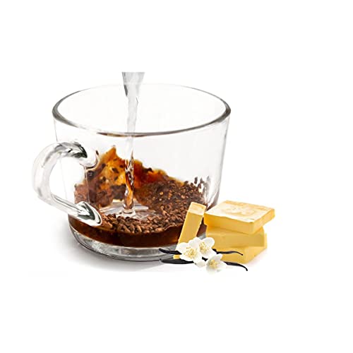 Cinesso Instantkaffee mit Butter Vanille Geschmack löslicher Bohnenkaffee cremiger Instant-Kaffee mit Aroma verfeinert (1000g) von Cinesso