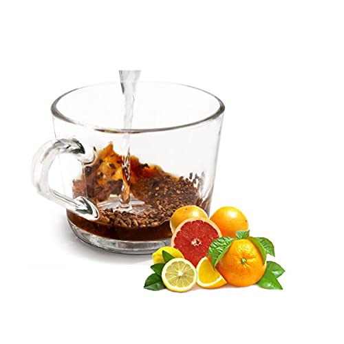Cinesso Instantkaffee mit Citrus Mix Geschmack löslicher Bohnenkaffee cremiger Instant-Kaffee mit Aroma verfeinert (1000g) von Cinesso