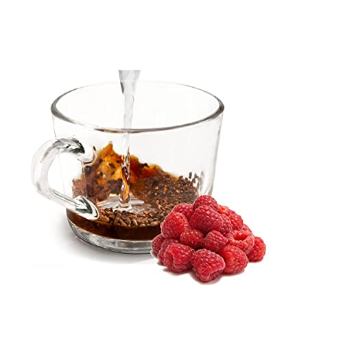 Cinesso Instantkaffee mit Himbeeren Geschmack löslicher Bohnenkaffee cremiger Instant-Kaffee mit Aroma verfeinert (1000g) von Cinesso