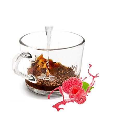 Cinesso Instantkaffee mit Himbeersirup Geschmack löslicher Bohnenkaffee cremiger Instant-Kaffee mit Aroma verfeinert (1000g) von Cinesso