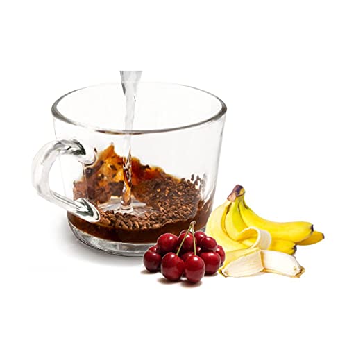 Cinesso Instantkaffee mit KiBa Kirsch Banane Geschmack löslicher Bohnenkaffee cremiger Instant-Kaffee mit Aroma verfeinert (1000g) von Cinesso