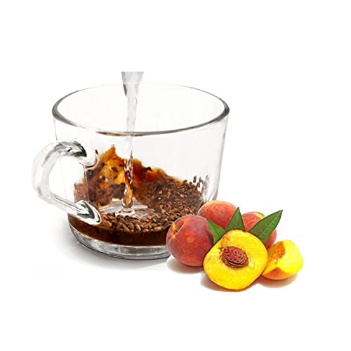 Cinesso Instantkaffee mit Pfirsich Geschmack löslicher Bohnenkaffee cremiger Instant-Kaffee mit Aroma verfeinert (1000g) von Cinesso