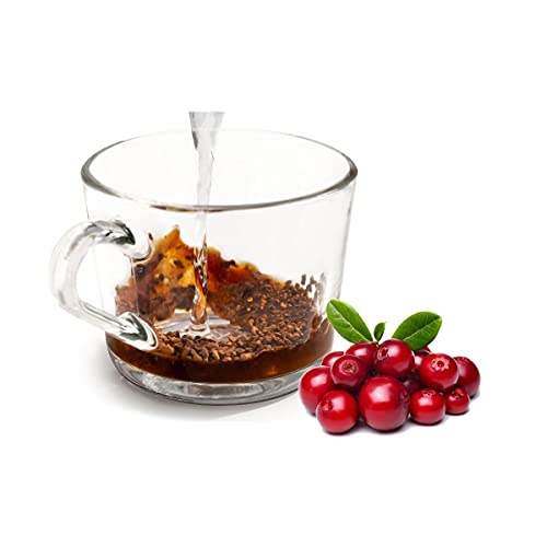 Cinesso Instantkaffee mit Preiselbeere Geschmack löslicher Bohnenkaffee cremiger Instant-Kaffee mit Aroma verfeinert (1000g) von Cinesso