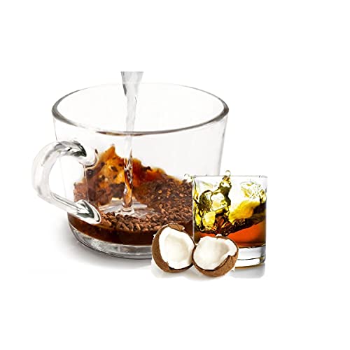 Cinesso Instantkaffee mit Rum Kokos Geschmack löslicher Bohnenkaffee cremiger Instant-Kaffee mit Aroma verfeinert (1000g) von Cinesso