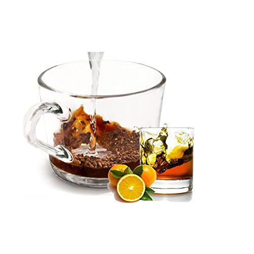Cinesso Instantkaffee mit Rum Orange Geschmack löslicher Bohnenkaffee cremiger Instant-Kaffee mit Aroma verfeinert (1000g) von Cinesso