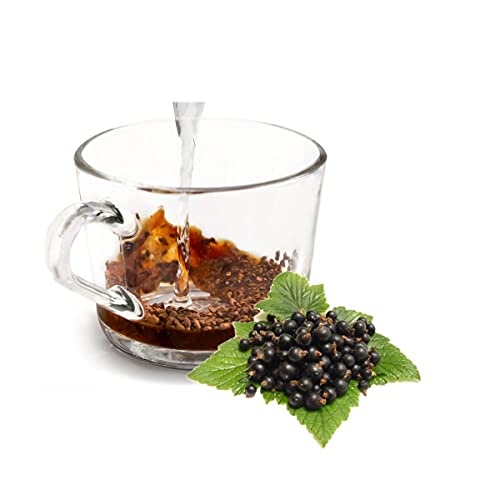 Cinesso Instantkaffee mit Schwarze Johannisbeere Geschmack löslicher Bohnenkaffee cremiger Instant-Kaffee mit Aroma verfeinert (1000g) von Cinesso