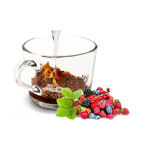 Cinesso Instantkaffee mit Waldfrucht Geschmack löslicher Bohnenkaffee cremiger Instant-Kaffee mit Aroma verfeinert (1000g) von Cinesso