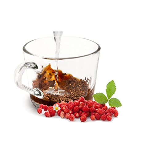 Cinesso Instantkaffee mit Wilde Erdbeere Geschmack löslicher Bohnenkaffee cremiger Instant-Kaffee mit Aroma verfeinert (1000g) von Cinesso