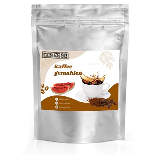 Cinesso Kaffee gemahlen Kaffeepulver, mit verschiedenen Geschmacksrichtungen, fruchtige Varianten, schnelle und einfache Zubereitung, für Kaffeeliebhaber (10 kg, Wassermelone) von Cinesso
