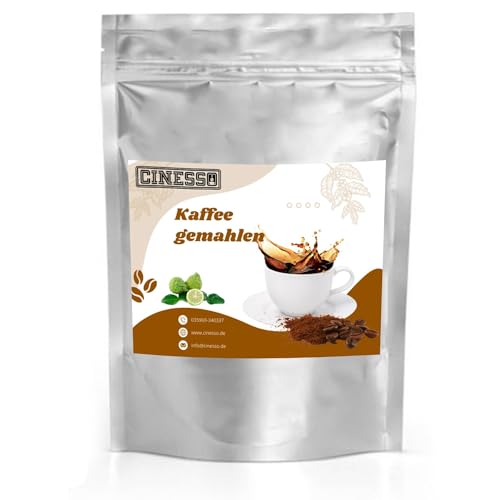 Cinesso Kaffee gemahlen Kaffeepulver, mit verschiedenen Geschmacksrichtungen, fruchtige Varianten, schnelle und einfache Zubereitung, für Kaffeeliebhaber (10 kg, Yuzu) von Cinesso