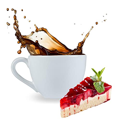 Cinesso Kaffee mit Erdbeerkuchen Geschmack aromatisiertes Kaffeepulver (200g) von Cinesso