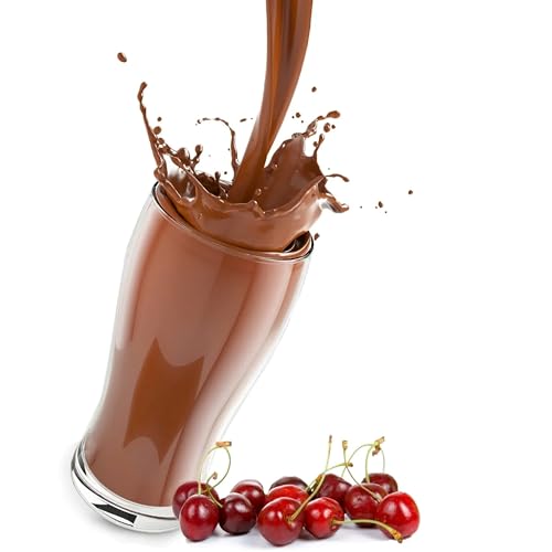 Cinesso Kakao Trinkschokolade Kakaopulver, Schokoladengetränk, Schokoladenaromen, mit natürlichen Aromen, schnelle und einfache Zubereitung, für Feierlichkeiten (1 Kg, Kirsche) von Cinesso