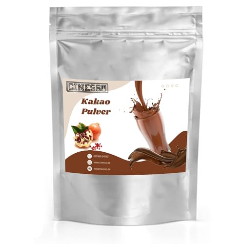 Cinesso Kakao Trinkschokolade Kakaopulver, Schokoladengetränk, Schokoladenaromen, mit natürlichen Aromen, schnelle und einfache Zubereitung, für Feierlichkeiten (10 Kg, Granatapfel) von Cinesso