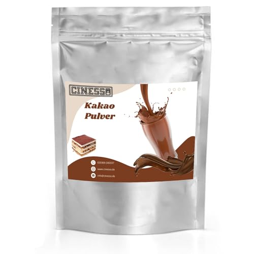 Cinesso Kakao Trinkschokolade Kakaopulver. Schokolade, in vielen Variationen, für heiße Getränke, schnelle und einfache Zubereitung, für besondere Genussmomente (1 Kg, Tiramisu) von Cinesso