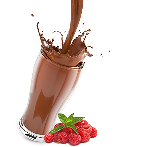 Cinesso Kakao mit aromatisiertem Geschmack leckere Trink-Schokolade, Kakaopulver mit Aroma verfeinert (Frische Himbeeren, 1000g) von Cinesso