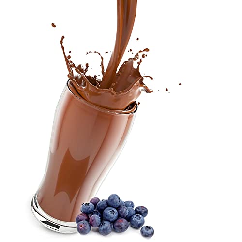 Cinesso Kakao mit aromatisiertem Geschmack leckere Trink-Schokolade, Kakaopulver mit Aroma verfeinert (Heidelbeere, 1000g) von Cinesso