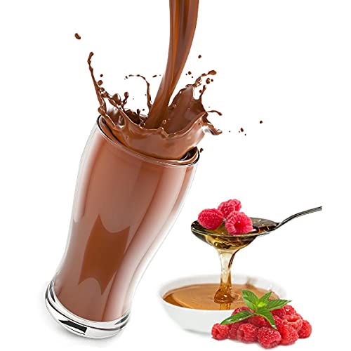 Cinesso Kakao mit aromatisiertem Geschmack leckere Trink-Schokolade, Kakaopulver mit Aroma verfeinert (Himbeersirup, 1000g) von Cinesso