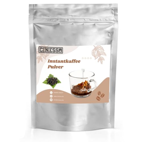 Cinesso Löslicher Kaffee Instant Pulver, fruchtige Geschmacksrichtungen, schnelle und einfache Zubereitung, Kaffeegenuss ohne Kaffeemaschine, praktische Getränke (10 Kg, Schwarze Johannisbeere) von Cinesso