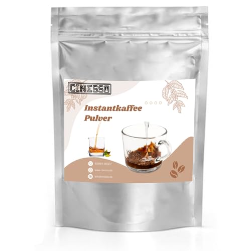 Cinesso Löslicher Kaffee Instant Pulver, schnelle und einfache Zubereitung, alkoholischer Geschmack, mit verschiedenen Aromen, ohne Maschine, praktischer Kaffeegenuss (10 Kg, Whiskey) von Cinesso