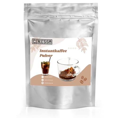 Cinesso Löslicher Kaffee Instant Pulver, schnelle und einfache Zubereitung, ohne Kaffeemaschine, Wasserlöslich, in verschiedenen Sorten und Mengen, für Genießer (10 Kg, Cola) von Cinesso