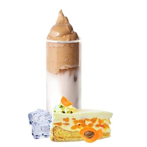 Eiskaffee mit Aprikosenkuchen Geschmack Abpackung 200 gr von Cinesso