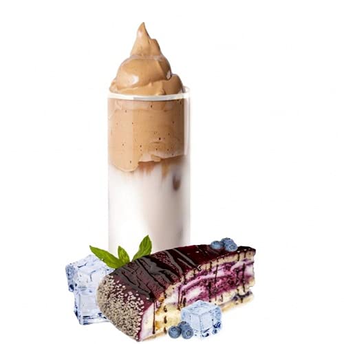 Eiskaffee mit Heidelbeerkuchen Geschmack Abpackung 100 x 1 kg von Cinesso