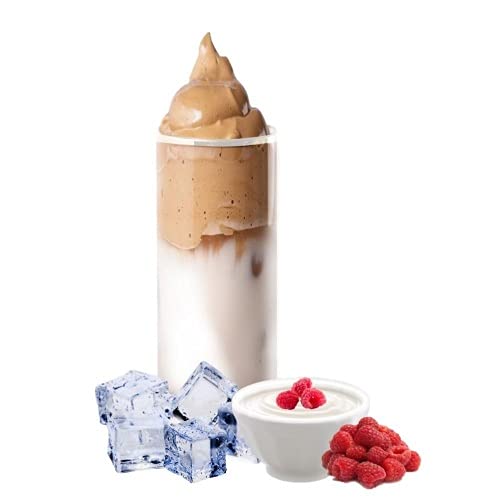 Eiskaffee mit Himbeerjoghurt Geschmack Abpackung 1 kg von Cinesso
