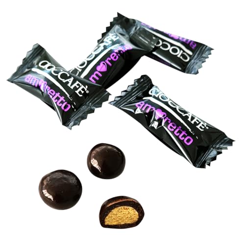 CiocCafe Mini Amaretto in dunkler Schokolade 461 g von CiocCafè