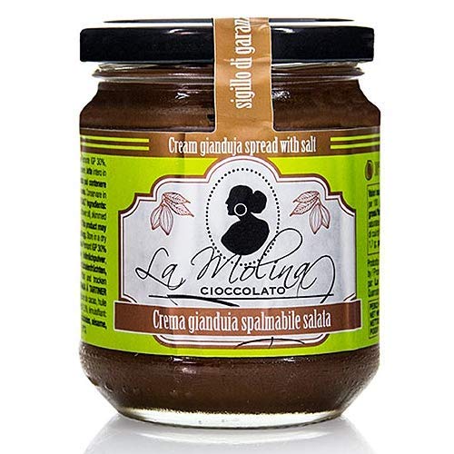 Gianduja Nougat Creme, Milch, mit Salz, La Molina, 220g Gianduja Nougat Creme, Milch, mit Salz, La Molina, 220g von Cioccolato La Molina