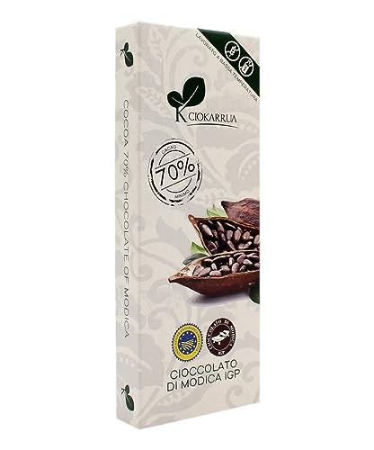Schokolade aus Modica, Extra Cocoa 70%, 100g, Italienische Gourmet Spezialitäten von Ciokarrua