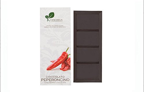 Schokolade aus Modica, mit Chili, 100g, Italienische Gourmet Spezialitäten von Ciokarrua