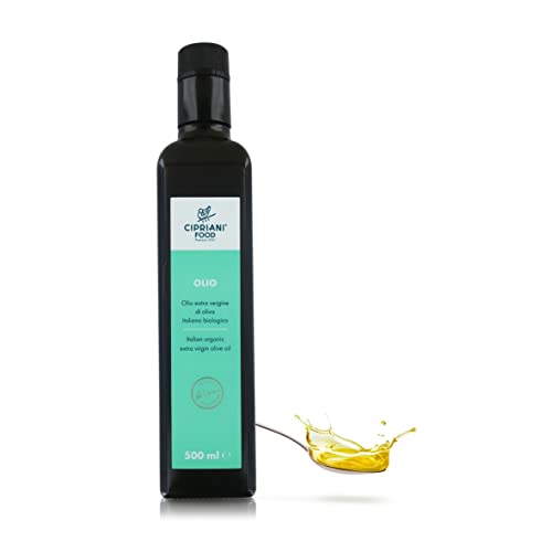 Cipriani, Natives Bio-Olivenöl Extra, Sanfter Geschmack, Fruchtig, Leicht, Aromatisch, Natives Olivenöl Extra aus Italienischen Bio-Oliven, Flasche 0,5 Lt Cipriani, Natives Bio-Olivenöl Extra, Sanfter Geschmack, Fruchtig, Leicht, Aromatisch, Natives Olivenöl Extra aus Italienischen Bio-Oliven, Flasche 0,5 Lt von Cipriani