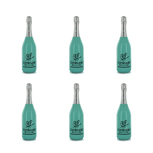 Cipriani Bellini Original, Klassischer Italienischer Spirituosencocktail mit Weißem Pfirsich, Bellini Aperitif Getränk mit Prosecco und Pfirsichpüree, 6 Flaschen à 750 Ml Cipriani Bellini Original, Klassischer Italienischer Spirituosencocktail mit Weißem Pfirsich, Bellini Aperitif Getränk mit Prosecco und Pfirsichpüree, 6 Flaschen à 750 Ml von Cipriani