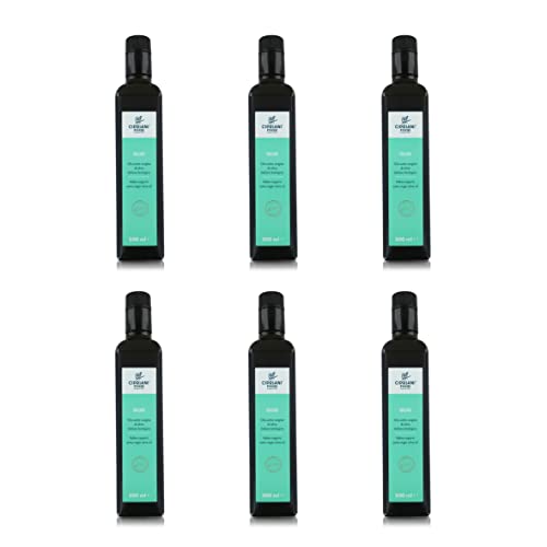 Cipriani, Natives Bio-Olivenöl Extra, Sanfter Geschmack, Fruchtig, Leicht, Aromatisch, Natives Olivenöl Extra aus Italienischen Bio-Oliven, 6 Flaschen à 0,5 Lt von Cipriani