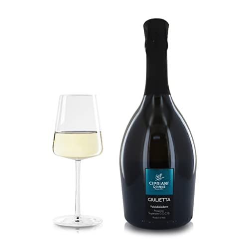 Cipriani Prosecco Superiore Valdobbiadene Docg Brut ''Giulietta'', Nv, Italienischer Prosecco mit Frischer Note, Prosecco aus Glera-Trauben, Reich an Parfümen und Aromen, 750 Ml Cipriani Prosecco Superiore Valdobbiadene Docg Brut ''Giulietta'', Nv, Italienischer Prosecco mit Frischer Note, Prosecco aus Glera-Trauben, Reich an Parfümen und Aromen, 750 Ml von Cipriani