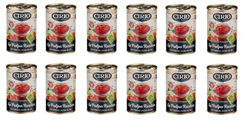 12x Cirio La Polpa Rustica Tomatenmark Italienische Tomaten frische Tomate dose 400g von Cirio