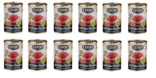 12x Cirio La Polpa Rustica Tomatenmark Italienische Tomaten frische Tomate dose 400g von Cirio