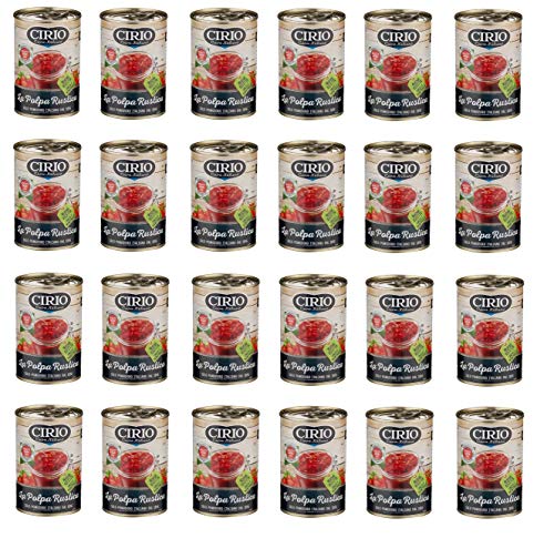 24x Cirio La Polpa Rustica Tomatenmark Italienische Tomaten frische Tomate dose 400g von Cirio