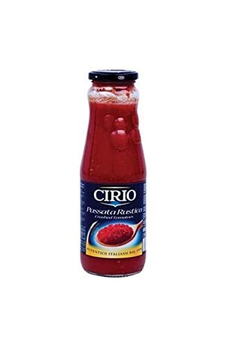 Cirio - Passata Rustica Basilico, Grob Passierte Tomaten 680g von Cirio