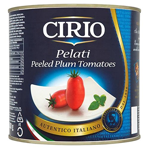 Cirio Pelati geschälte Tomaten Plum 2500g von Cirio