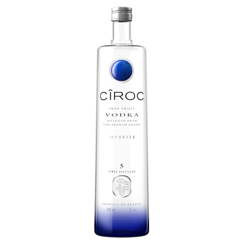 CîROC Snap Frost | Ultra-Premium Wodka | aus feinen französischen Trauben | mit köstlichem Zitrusgeschmack | handgefertigt im Süden Frankreichs | 40% vol | 3000ml Einzelflasche | von Ciroc