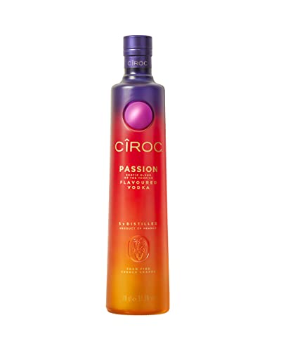 CîROC Passion | Ultra-Premium Wodka | Limitierte Edition | Erfrischende Ananas-, Zitrusfrüchte-, Mango- & Hibiskusaromen | Destilliert aus Trauben in Südfrankreich | 37,5% vol | 700ml Einzelflasche | von Cîroc