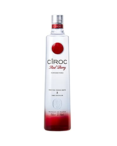 CîROC Red Berry | Aromatisierter Ultra-Premium Wodka mit köstlichem rote Beerengeschmack |37.5% vol | 700ml Einzelflasche | von Cîroc